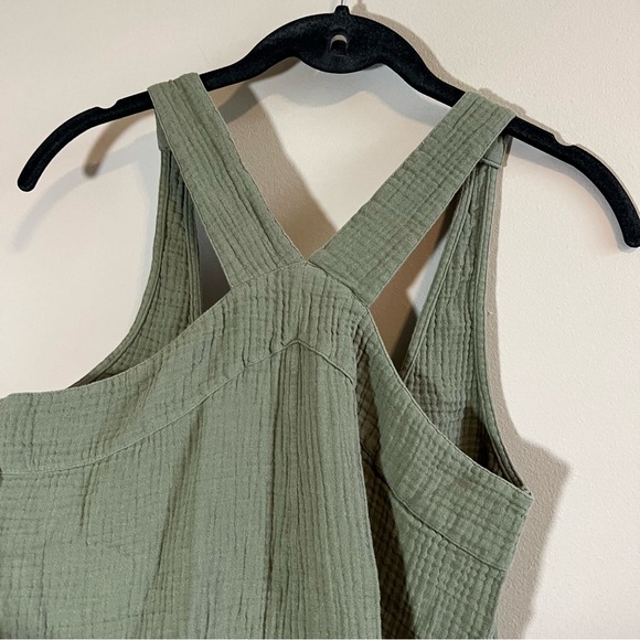 Faherty Women’s Olive Green Organic Cotton Gauze Tank Top XS - Picture 8 of 11